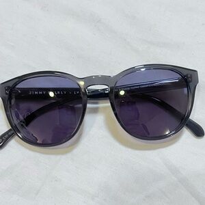 Jimmy fairly le Jura Grey Round Sunglasses $180
